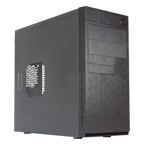 Boitier micro ATX unykach caviar 6k pro evo type c matx boitier noir avec connectique usb 2.0 3.0 et type-c en façade brossée sans alimentation
