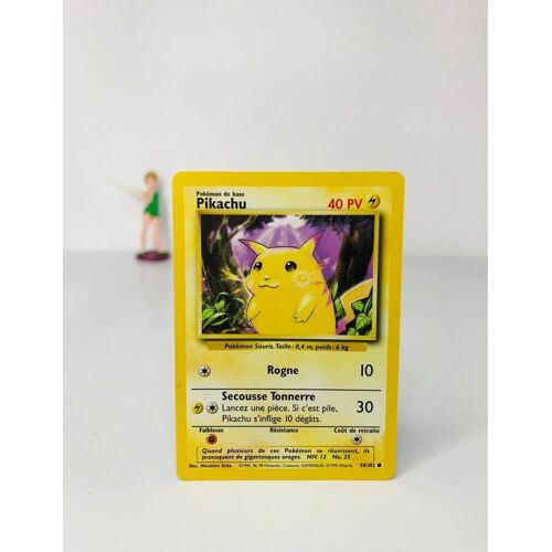 Pokémon Pikachu 58/102 – Édition De Base Wizards 1999 – Fr – Mitsuhiro Arita