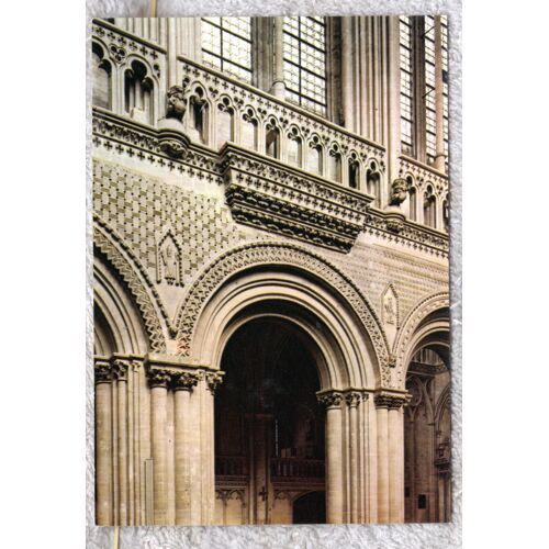 Cathédrale De Bayeux : Travée Romane Du Côté Nord De La Nef (Ref 14.047.034)