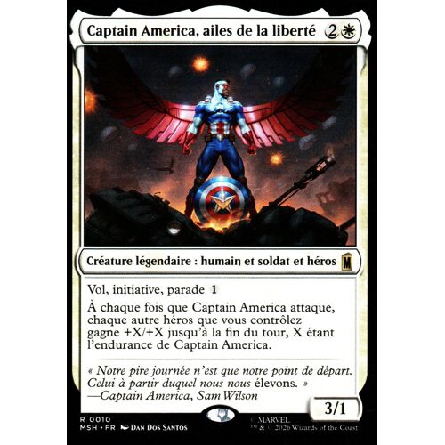 Captain America Ailes De La Liberté - Magic - Marvel Super Heroes - Vf - R - 10