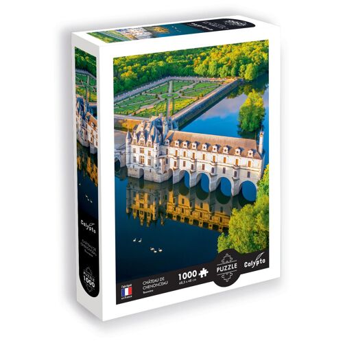 SentoSphère PUZZLE 1000 pièces PAYSAGE - Château de Chenonceau - Touraine