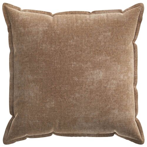 Vidaxl Housse De Coussin 6 Pcs Houten Marron 80 X 80 Cm Tissu Chenille