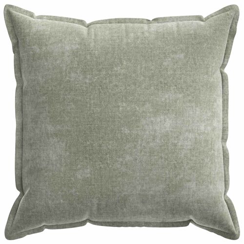 Vidaxl Housse De Coussin 2 Pcs Houten Vert 80 X 80 Cm Tissu Chenille