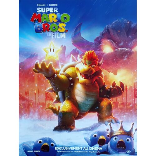 Super Mario Bros. Le Film (The Super Mario Bros. Movie) - Véritable Pré-Affiche De Cinéma Roulée - Format 40x60 Cm - De Aaron Horvath, Michael Jelenic - Film D'Animation - 2023