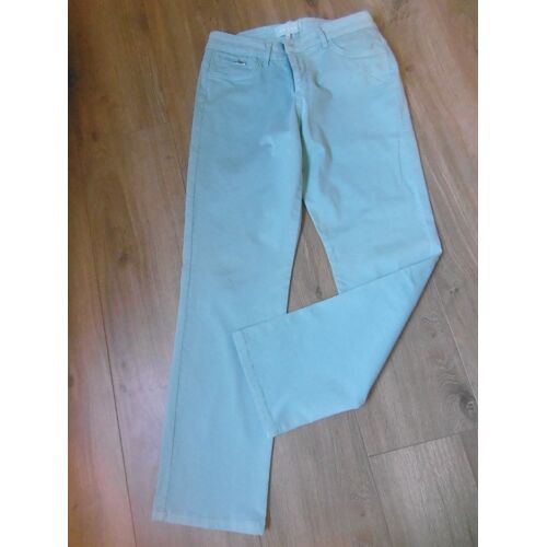 Darel Jeans Pantalons Droit Toile Turquoise T 42 44