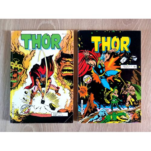 Lot : 2 Revues Thor - Bande Dessinée, Comics