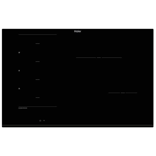 Haier HAMTCB86IRB1S Noir Intégré 80 cm Plaque avec zone à induction 4 zones