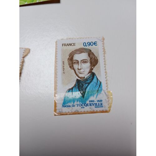 Timbre France Oblitéré 0,90 Yvert N° 3780 Personnalité. Alexis De Tocqueville (1805-1859), Historien Et Homme Politique.De 2005 B