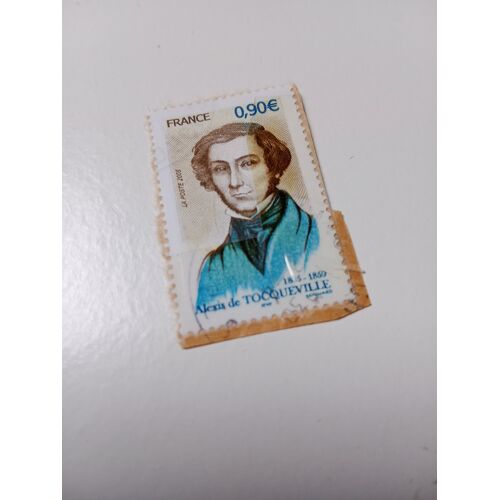 Timbre France Oblitéré 0,90 Yvert N° 3780 Personnalité. Alexis De Tocqueville (1805-1859), Historien Et Homme Politique.De 2005 G