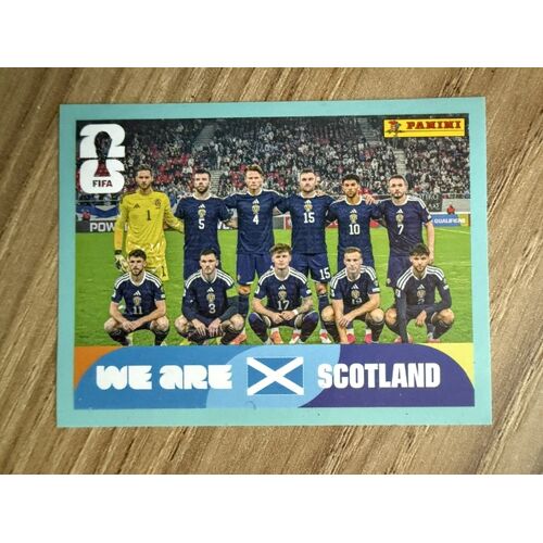 Vignette Panini Coupe Du Monde 2026 N°Sco13 : Equipe Ecosse