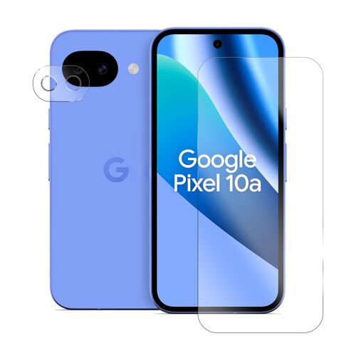 Verre trempé pour Google Pixel 10A 5G, 6.3"" + Verre trempé camera arrière protecteur-Film Protection en Verre Trempé - Visiodirect -