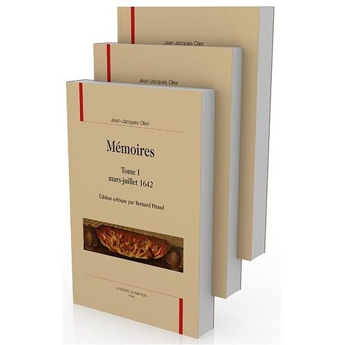 Mémoires - Pack En 3 Volumes : Tome 1, Mars-Juillet 1642 - Tome 2, Juillet 1642-Novembre 1643 - Tome 3, Novembre 1643-Février 1652