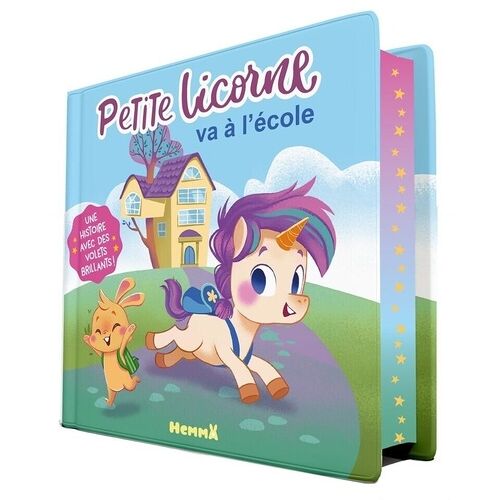 Petite Licorne Va À L'école - Une Histoire Avec Des Volets Brillants !