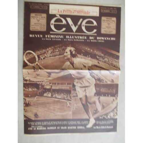Helen Jacobs A Wimbledon Magazine 1936
