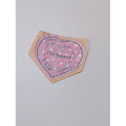 Timbre France Oblitéré 0,53 Yvert N° 3747 -Coeur En Tissu Liberty.De 2005 +