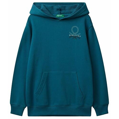 Benetton, Sweat À Capuche En Coton, Taille: L, Canard, Enfants
