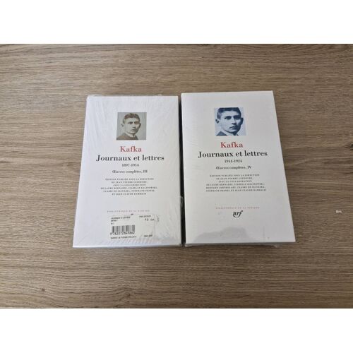 Lot 2 Pléiade Kafka : Journaux Et Lettre 1897-1914 Et 1914-1924 (Neuf Sous Blister)