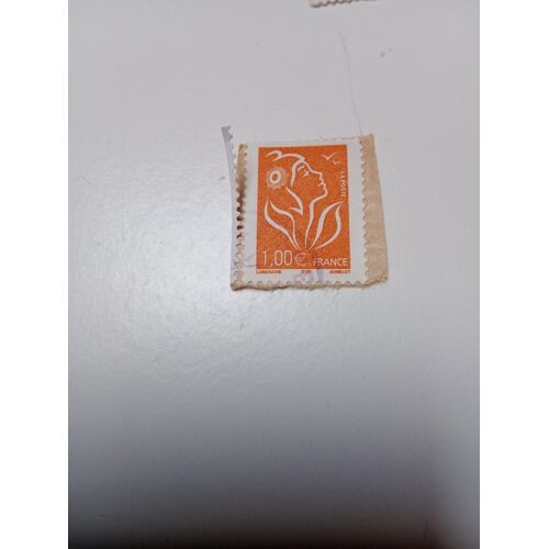 Timbre France Oblitéré 1,00 Yvert N° 3739 Marianne De Lamouche Orange De 2005 D