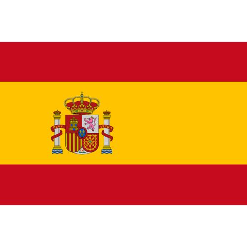 Drapeau Espagne - 15 X 10 Cm - Sticker/Autocollant