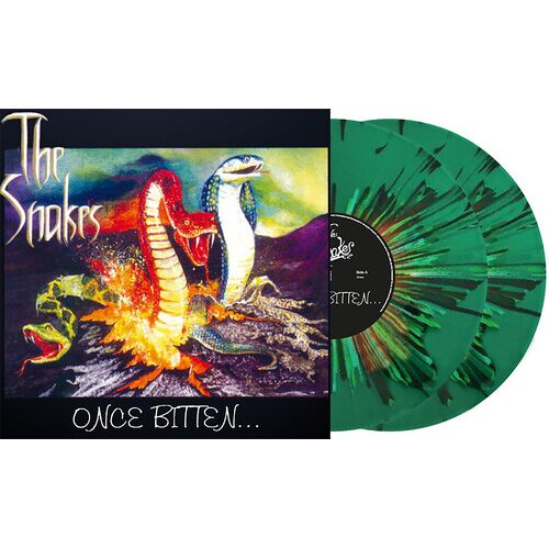 The Snakes - Once Bitten... - Limited Splatter Green Vinyl [Vinyl Lp] Colored Vinyl, Green, Ltd Ed, France - Import