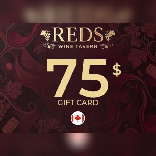 Reds Wine Tavern Gift Card 75 CAD Key - CANADA