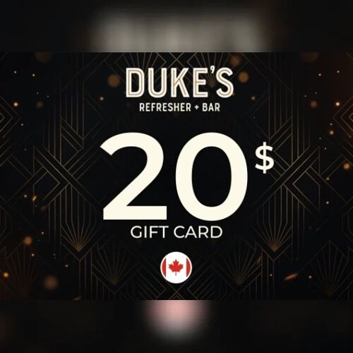 Duke's Refresher + Bar Gift Card 20 CAD Key - CANADA