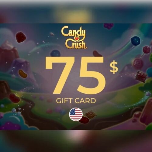 Candy Crush Saga Gift Card 75 USD Key - UNITED STATES