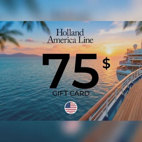 Holland America Line Gift Card 75 USD Key - UNITED STATES