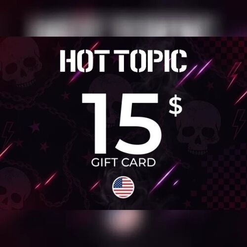 Hot Topic Gift Card 15 USD Key - UNITED STATES