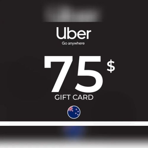 Uber Rides Gift Card 75 NZD Key - NEW ZEALAND