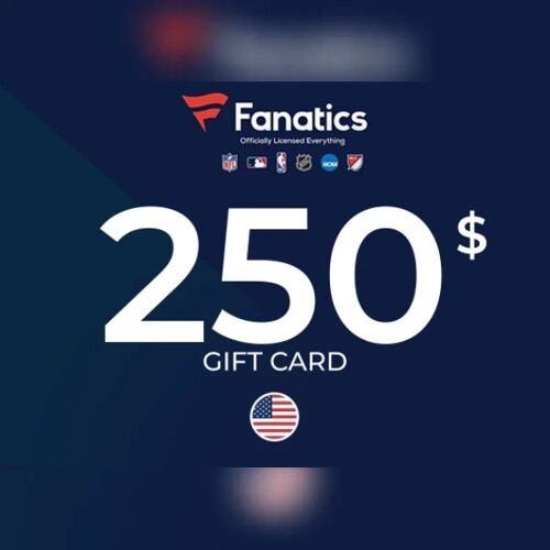 Fanatics NHL Shop Gift Card 250 USD Key - UNITED STATES