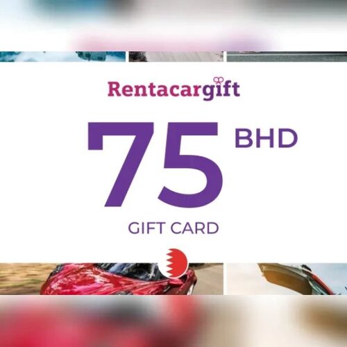 RentacarGift Gift Card 75 BHD Key - BAHRAIN
