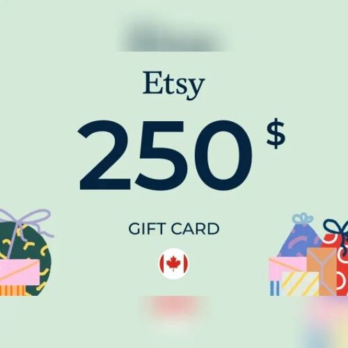 Etsy Gift Card 250 CAD Key - CANADA