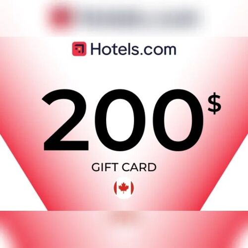Hotels.com Gift Card 200 CAD Key - CANADA