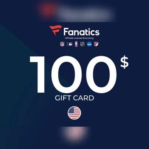 Fanatics NFL Shop Gift Card 100 USD Key - UNITED STATES
