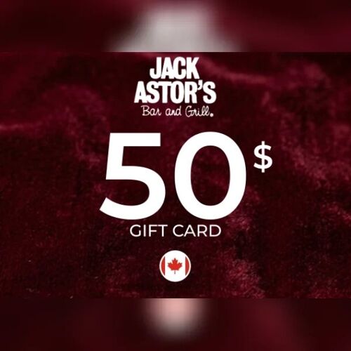Jack Astor's Bar and Grill Gift Card 50 CAD Key - CANADA
