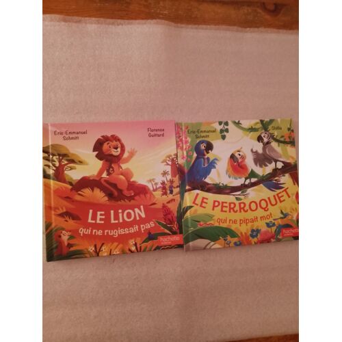 2 Livres Enfant Collection « Contes D'Animaux Étonnants » D' Éric-Emmanuel Schmitt - Florence Guittard Et Schiilia