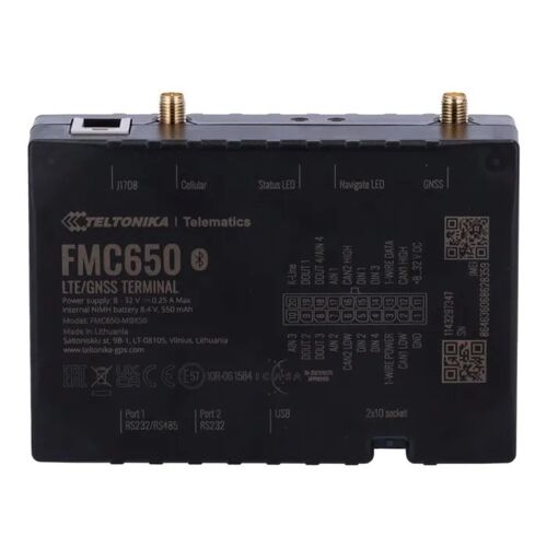 Traceur De Véhicule - Teltonika - Tk-Fmc650 - 4g/2g - Ble - Dual Sim/Esim