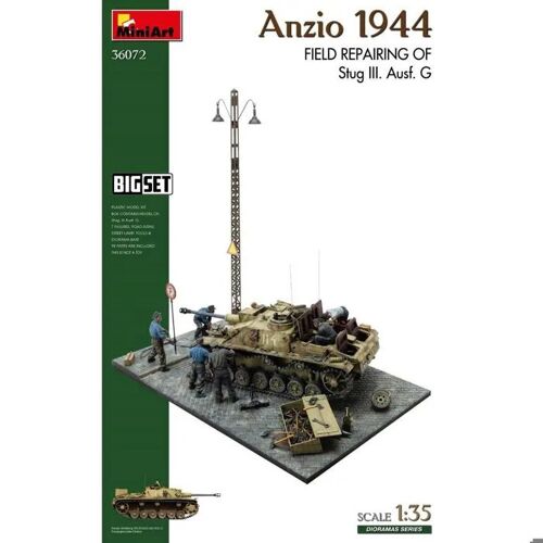 Set Maquette : Stug Iii Ausf G Et Équipage, Anzio 1944-Autre