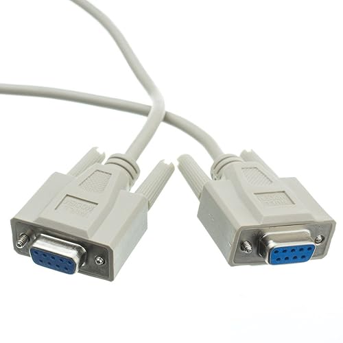 Cordon SERIE RS 232 - 1.2 M CABLAGE NULL MODEM DB9 Femelle vers DB9 Femelle