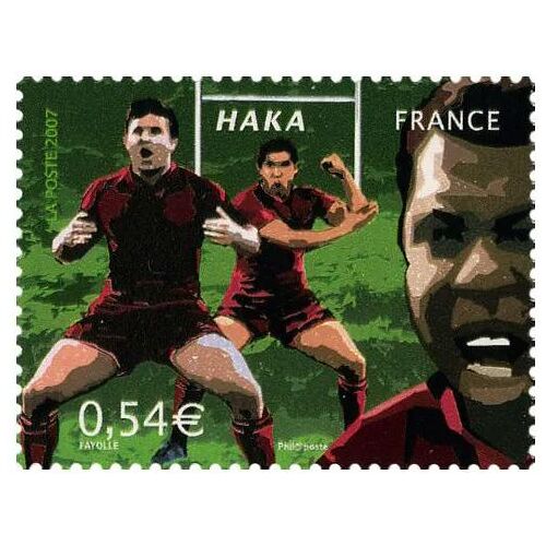 France 2007, Très Beau Timbre Neuf** Luxe Yvert 4070, Coupe Du Monde De Rugby, Le Haka.
