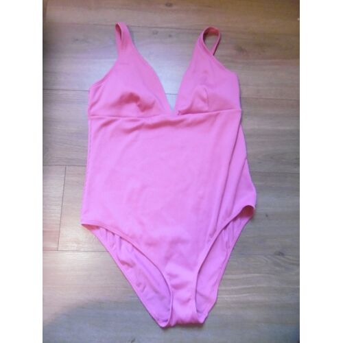 Primark Maillot De Bain 1 Pièce Rose Vif T 48