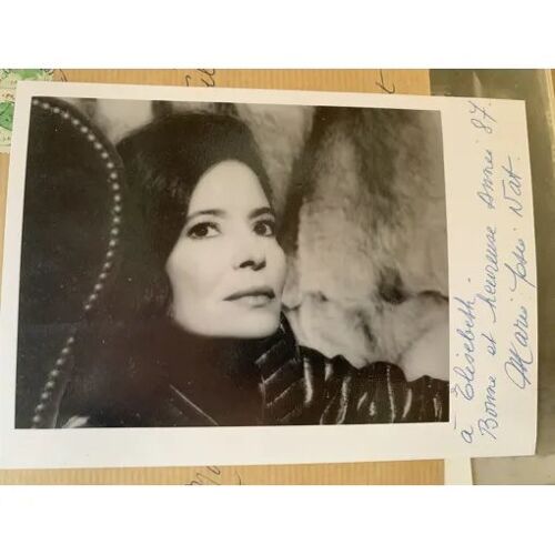 Marie José Nat - Autographe