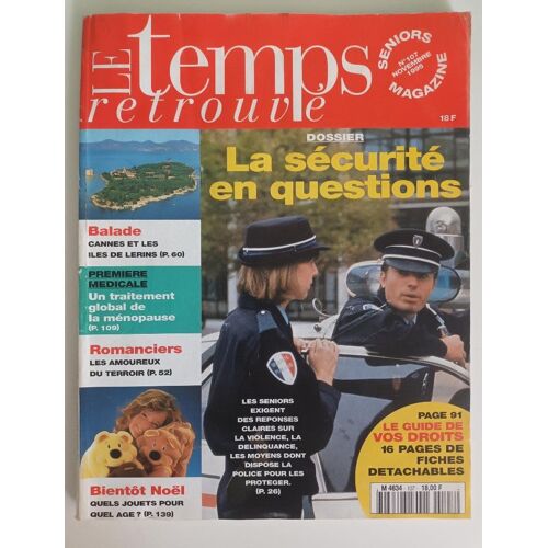 Le Temps Retrouvé Seniors Magazine 107 - La Sécurité En Questions