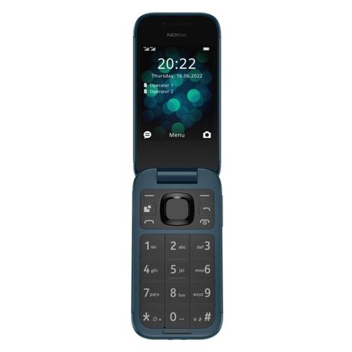 Nokia 2660 Flip 2.8" 123 g Bleu Téléphone numérique