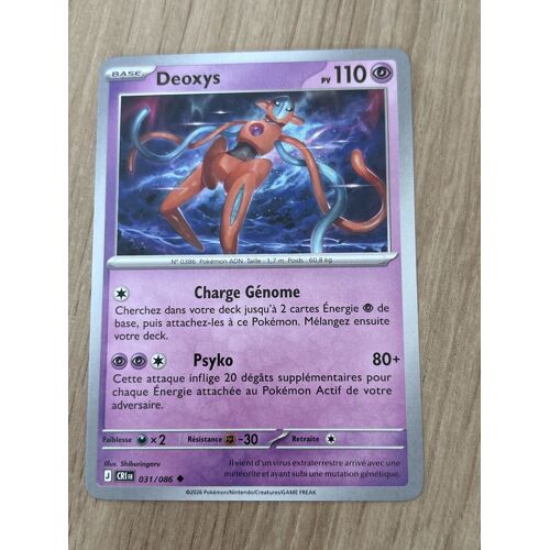 Carte Pokémon ¿ Deoxys ¿ 031/086