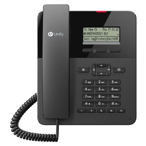 Unify OpenScape Desk Phone CP110 Téléphone analogique Noir