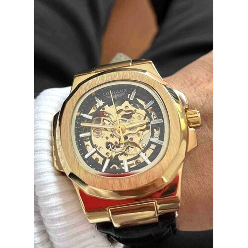 Montre Automatique Louis Lux Skeleton Dorée ¿ Style Luxe ¿