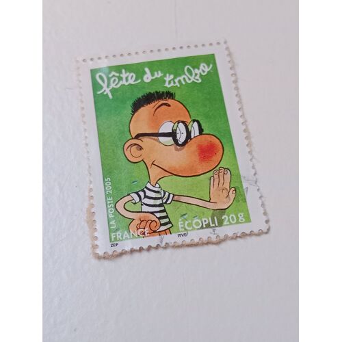 Timbre France Oblitéré Écopli 20g Yvert N° 3752 Timbre Bd Titeuf Dessinateur Zep -Manu De 2005 B