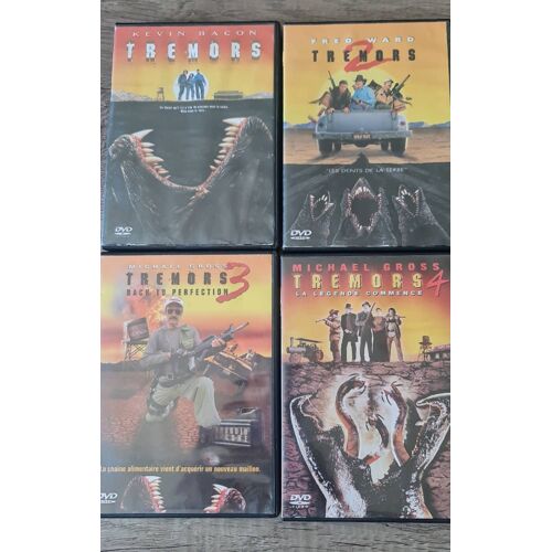 Lot 4 Dvd Tremors 1, 2, 3 Et 4